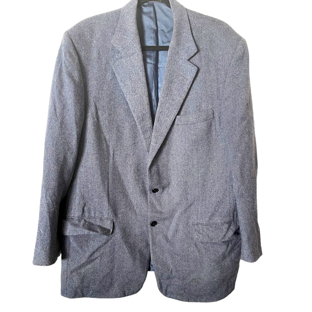 Ralph Lauren Purple‎ Label Blue 100% Cashmere Blazer Suit Jacket